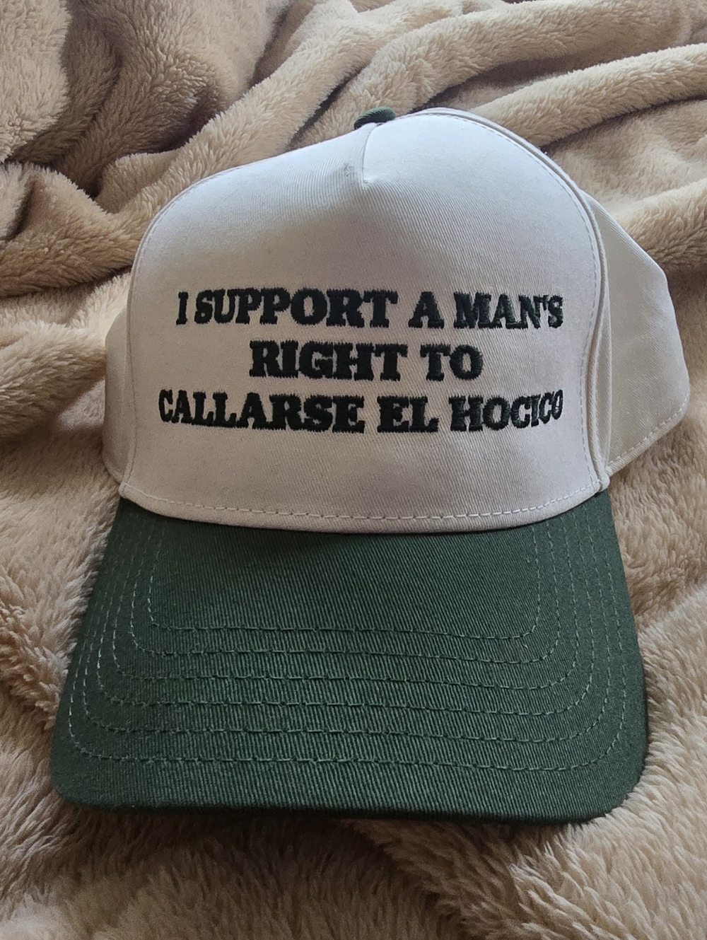 JZD Adjustable Cap In Green And White